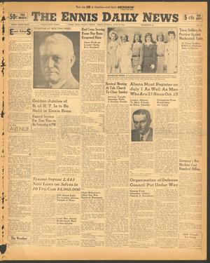 The Ennis Daily News (Ennis, Tex.), Vol. 49, No. 147, Ed. 1 Friday, June 20, 1941