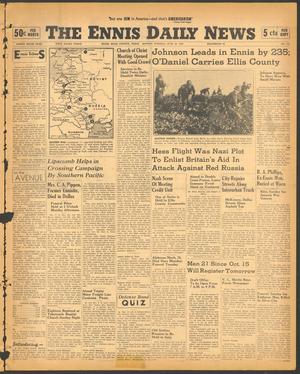 The Ennis Daily News (Ennis, Tex.), Vol. 49, No. 155, Ed. 1 Monday, June 30, 1941