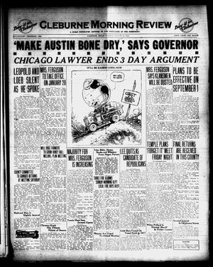 Cleburne Morning Review (Cleburne, Tex.), Ed. 1 Tuesday, August 26, 1924