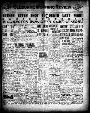 Cleburne Morning Review (Cleburne, Tex.), Ed. 1 Friday, October 10, 1924