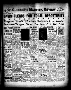 Cleburne Morning Review (Cleburne, Tex.), Ed. 1 Wednesday, October 29, 1924
