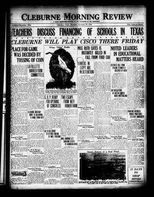 Cleburne Morning Review (Cleburne, Tex.), Ed. 1 Saturday, November 29, 1924