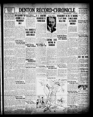 Denton Record-Chronicle (Denton, Tex.), Vol. 24, No. 52, Ed. 1 Tuesday, October 14, 1924