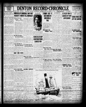 Denton Record-Chronicle (Denton, Tex.), Vol. 24, No. 60, Ed. 1 Thursday, October 23, 1924
