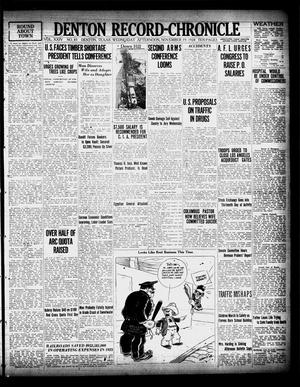 Denton Record-Chronicle (Denton, Tex.), Vol. 24, No. 83, Ed. 1 Wednesday, November 19, 1924