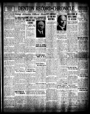 Denton Record-Chronicle (Denton, Tex.), Vol. 24, No. 192, Ed. 1 Thursday, March 26, 1925