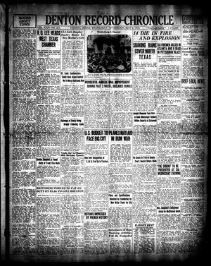 Denton Record-Chronicle (Denton, Tex.), Vol. 24, No. 227, Ed. 1 Wednesday, May 6, 1925