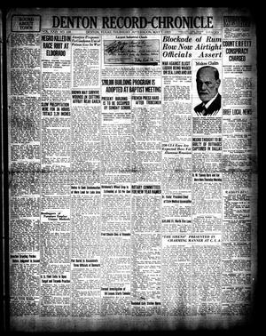 Denton Record-Chronicle (Denton, Tex.), Vol. 24, No. 228, Ed. 1 Thursday, May 7, 1925