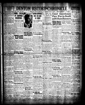 Denton Record-Chronicle (Denton, Tex.), Vol. 24, No. 229, Ed. 1 Friday, May 8, 1925