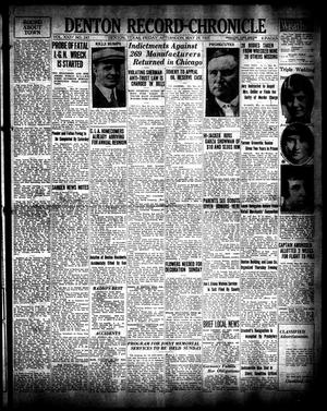 Denton Record-Chronicle (Denton, Tex.), Vol. 24, No. 247, Ed. 1 Friday, May 29, 1925