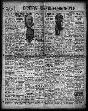 Denton Record-Chronicle (Denton, Tex.), Vol. 29, No. 246, Ed. 1 Wednesday, May 28, 1930