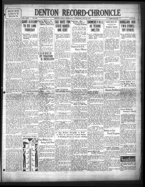 Denton Record-Chronicle (Denton, Tex.), Vol. 29, No. 300, Ed. 1 Wednesday, July 30, 1930