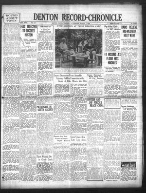Denton Record-Chronicle (Denton, Tex.), Vol. 29, No. 307, Ed. 1 Thursday, August 7, 1930