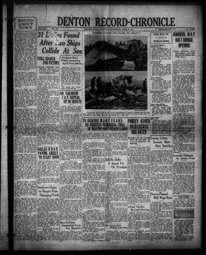 Denton Record-Chronicle (Denton, Tex.), Vol. 30, No. 198, Ed. 1 Thursday, April 2, 1931