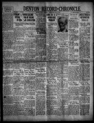 Denton Record-Chronicle (Denton, Tex.), Vol. 30, No. 258, Ed. 1 Thursday, June 11, 1931