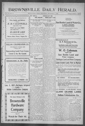 Brownsville Daily Herald (Brownsville, Tex.), Vol. 16, No. 59, Ed. 1, Wednesday, September 11, 1907