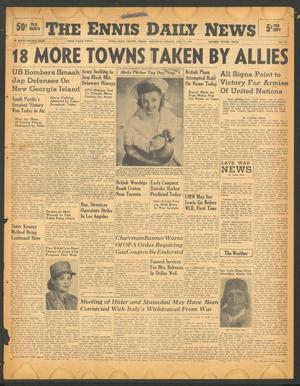 The Ennis Daily News (Ennis, Tex.), Vol. 52, No. 173, Ed. 1 Thursday, July 22, 1943