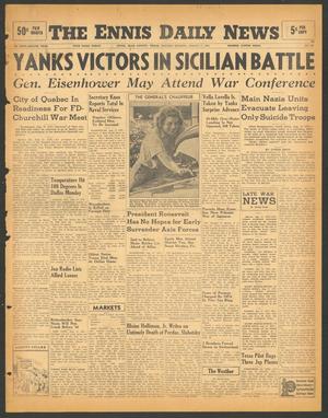 The Ennis Daily News (Ennis, Tex.), Vol. 52, No. 195, Ed. 1 Tuesday, August 17, 1943