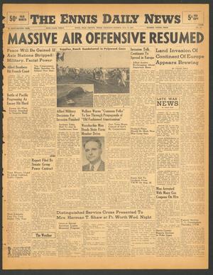 The Ennis Daily News (Ennis, Tex.), Vol. 52, No. 197, Ed. 1 Thursday, August 19, 1943
