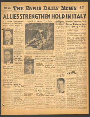 The Ennis Daily News (Ennis, Tex.), Vol. 52, No. 215, Ed. 1 Friday, September 10, 1943