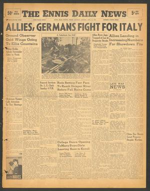 The Ennis Daily News (Ennis, Tex.), Vol. 52, No. 216, Ed. 1 Saturday, September 11, 1943
