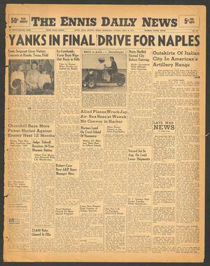 The Ennis Daily News (Ennis, Tex.), Vol. 52, No. 231, Ed. 1 Wednesday, September 29, 1943