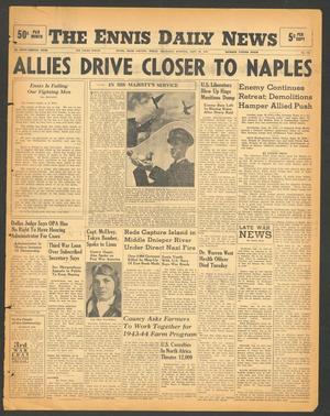 The Ennis Daily News (Ennis, Tex.), Vol. 52, No. 232, Ed. 1 Thursday, September 30, 1943