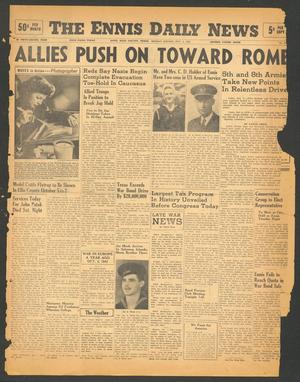 The Ennis Daily News (Ennis, Tex.), Vol. 52, No. [235], Ed. 1 Monday, October 4, 1943