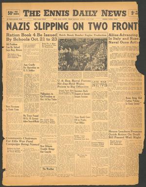 The Ennis Daily News (Ennis, Tex.), Vol. 52, No. [238], Ed. 1 Thursday, October 7, 1943
