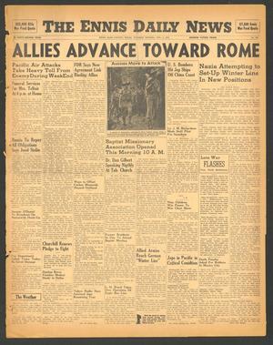 The Ennis Daily News (Ennis, Tex.), Vol. 52, No. 265, Ed. 1 Tuesday, November 9, 1943