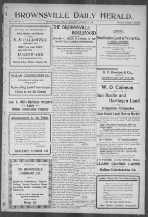 Brownsville Daily Herald (Brownsville, Tex.), Vol. 16, No. 78, Ed. 1, Thursday, October 3, 1907