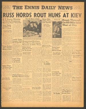 The Ennis Daily News (Ennis, Tex.), Vol. 52, No. 303, Ed. 1 Wednesday, December 29, 1943