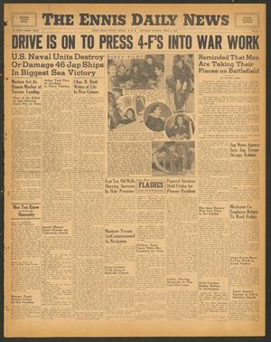 The Ennis Daily News (Ennis, Tex.), Vol. 53, No. 83, Ed. 1 Saturday, April 8, 1944