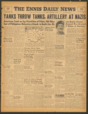 The Ennis Daily News (Ennis, Tex.), Vol. 53, No. 218, Ed. 1 Friday, September 15, 1944