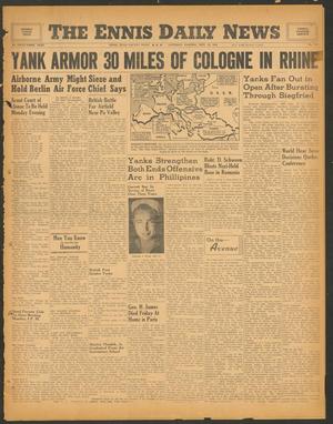 The Ennis Daily News (Ennis, Tex.), Vol. 53, No. 219, Ed. 1 Saturday, September 16, 1944