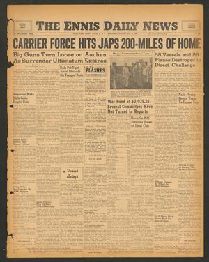 The Ennis Daily News (Ennis, Tex.), Vol. 53, No. 240, Ed. 1 Wednesday, October 11, 1944