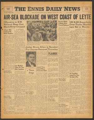 The Ennis Daily News (Ennis, Tex.), Vol. 53, No. 258, Ed. 1 Wednesday, November 1, 1944