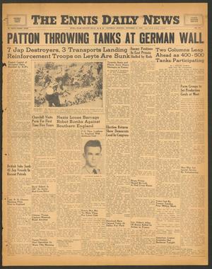 The Ennis Daily News (Ennis, Tex.), Vol. 53, No. 267, Ed. 1 Saturday, November 11, 1944