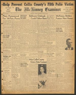 Primary view of object titled 'The McKinney Examiner (McKinney, Tex.), Vol. 73, No. 43, Ed. 1 Thursday, July 23, 1959'.
