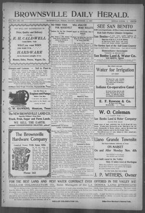 Brownsville Daily Herald (Brownsville, Tex.), Vol. 16, No. 139, Ed. 1, Friday, December 13, 1907