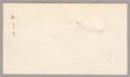 Thumbnail image of item number 2 in: '[Annotated Business Card for D. A. Hulcy of Lone Star Gas Company]'.