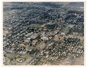 Aerial View of Denton, Texas