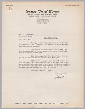 [Letter from D. Stuart Godwin Jr. to I. H. Kempner, April 5, 1949]