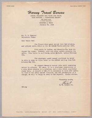 [Letter from D. Stuart Godwin Jr. to I. H. Kempner, January 28, 1949]