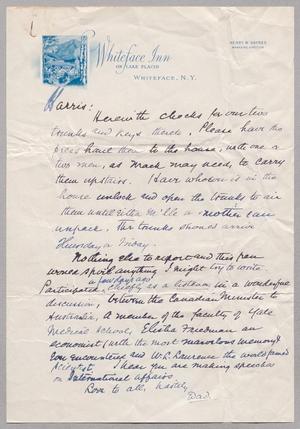 [Letter from I. H. Kempner to Harris Leon Kempner, 1949]