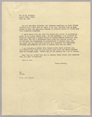 [Letter from Daniel W. Kempner to I. H. Kempner, August 24, 1949 Page 2]