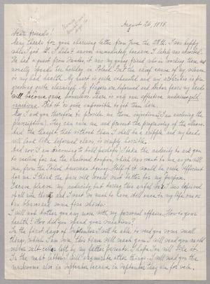 [Handwritten Letter from Roma Lipowska to the Kempner Family, August 26, 1949]