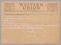 Letter: [Telegram from Otto Marx, Jr., to Isaac H. Kempner, November 28]