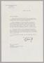 Letter: [Letter from R. J. Morfa to I. H. Kempner, October 24, 1949]