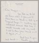 Letter: [Handwritten Letter from Mary Jean Throne to I. H. Kempner, February …